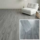 Waterproof & Fire-Resistant American Oak Grey SPC Vinyl Flooring - Anti-Slip Home & Commercial Use
