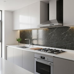 Buffet Grey Solid Wall Panel
