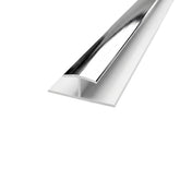 Chrome H Joint PVC Trim