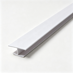 Chrome H Joint PVC Trim