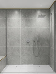 Concrete Grey Gloss Bathroom Wet Wall Panel