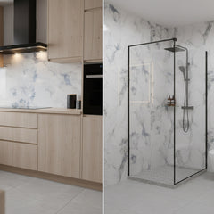 Crush Blue Kitchen Bathroom Wet Wall Panel