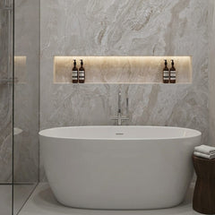 Glaze Stone Gloss PVC Kichen Bathroom Wall Panel