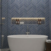 Herringbone Slate Weave Gloss PVC Wall Panel 2400 x 1000 x 10mm