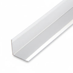 L Shape Chrome PVC Waterproof Shower Wall Panel Trim 2400mm x 10mm