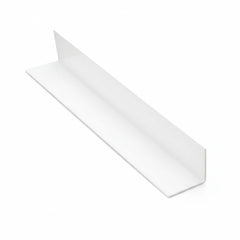 L Shape White Trims Beads For PVC Wall Panel