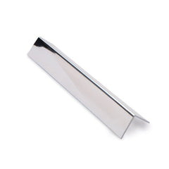 L Shape Chrome PVC Waterproof Shower Wall Panel Trim 2400mm x 10mm