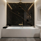 Laketon Grey Gold Gloss PVC Kitchen Shower Wall Panel 2400mm x 1000mm x 10mm