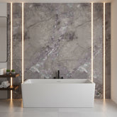 Mottled Grey Kitchen Bathroom Solid Wall Panel 2400mm x 1220mm x 10mm