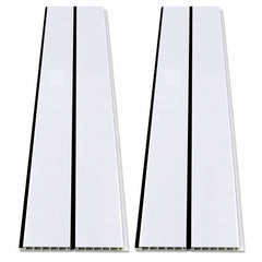 White With Black Lines Ceiling Panel