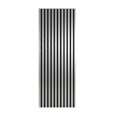 Silver Acoustic Slatted Wall Panel