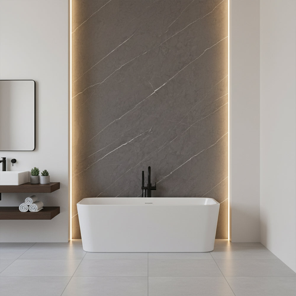 Storm Grey Solid Core Wall Panel