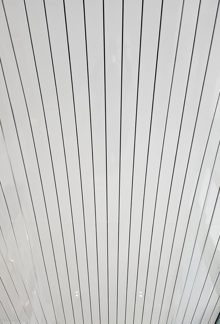 White With Black Lines Ceiling Panel