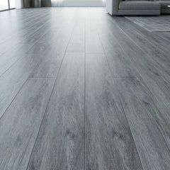 Waterproof & Fire-Resistant American Oak Grey SPC Vinyl Flooring - Anti-Slip Home & Commercial Use