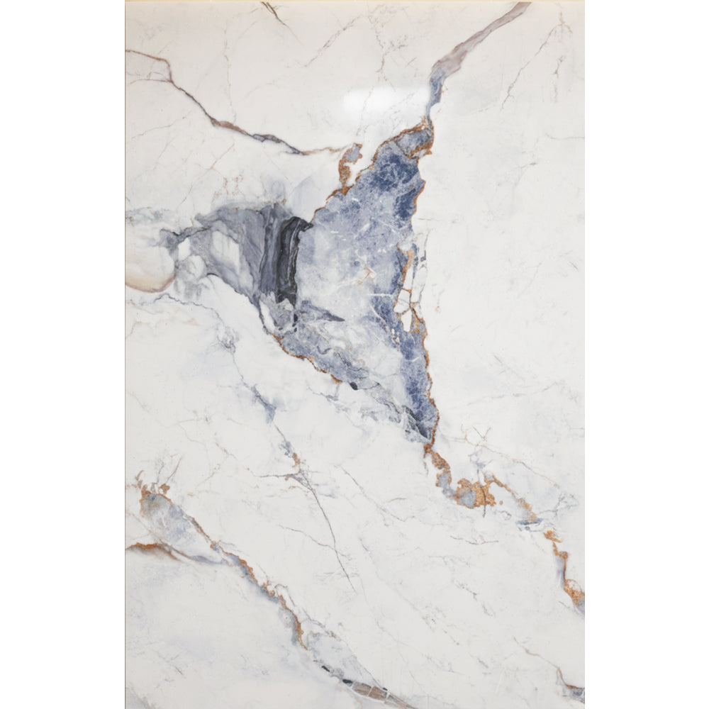 Artistic Blue Kitchen Bathroom Media Wall Panel
