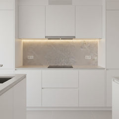 Bianco Luna Media Kitchen Bathroom Media Wall Panel 