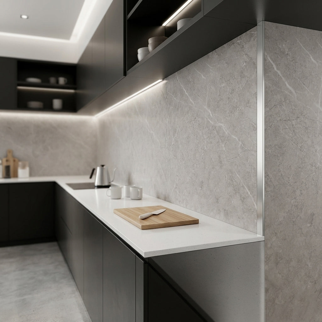 Bianco Luna Media Kitchen Bathroom Wall Panel
