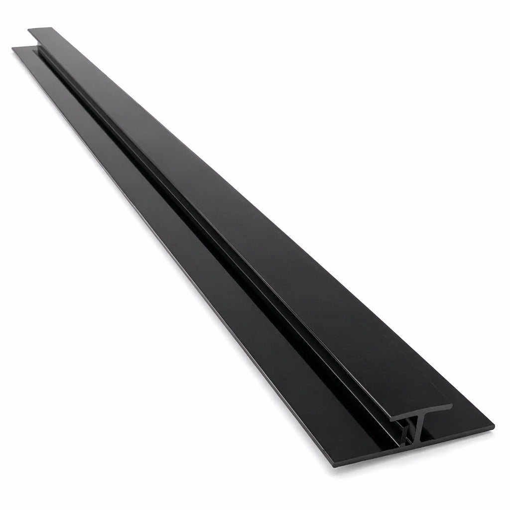 Black H Joint PVC Trims