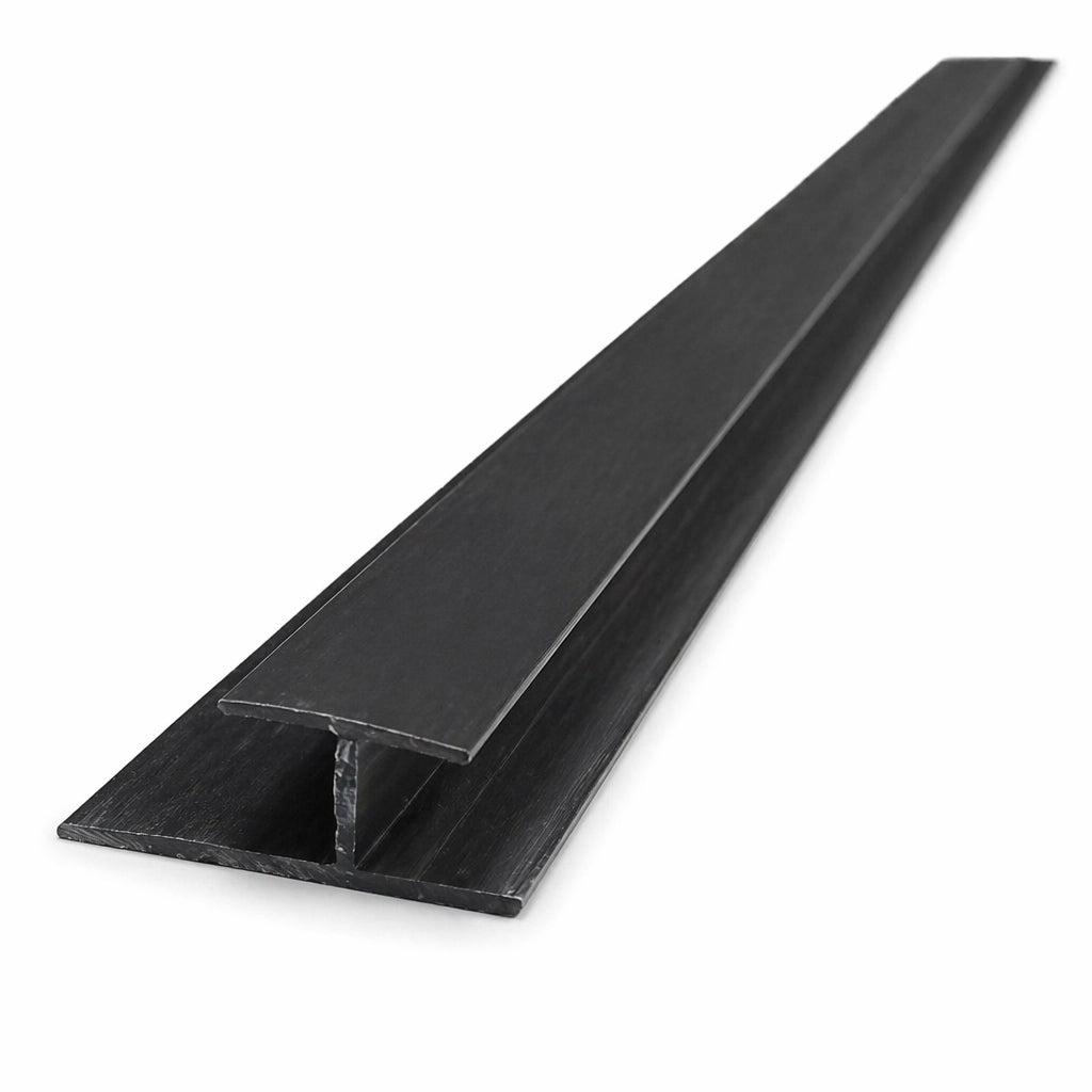 Black H Joint PVC Trims