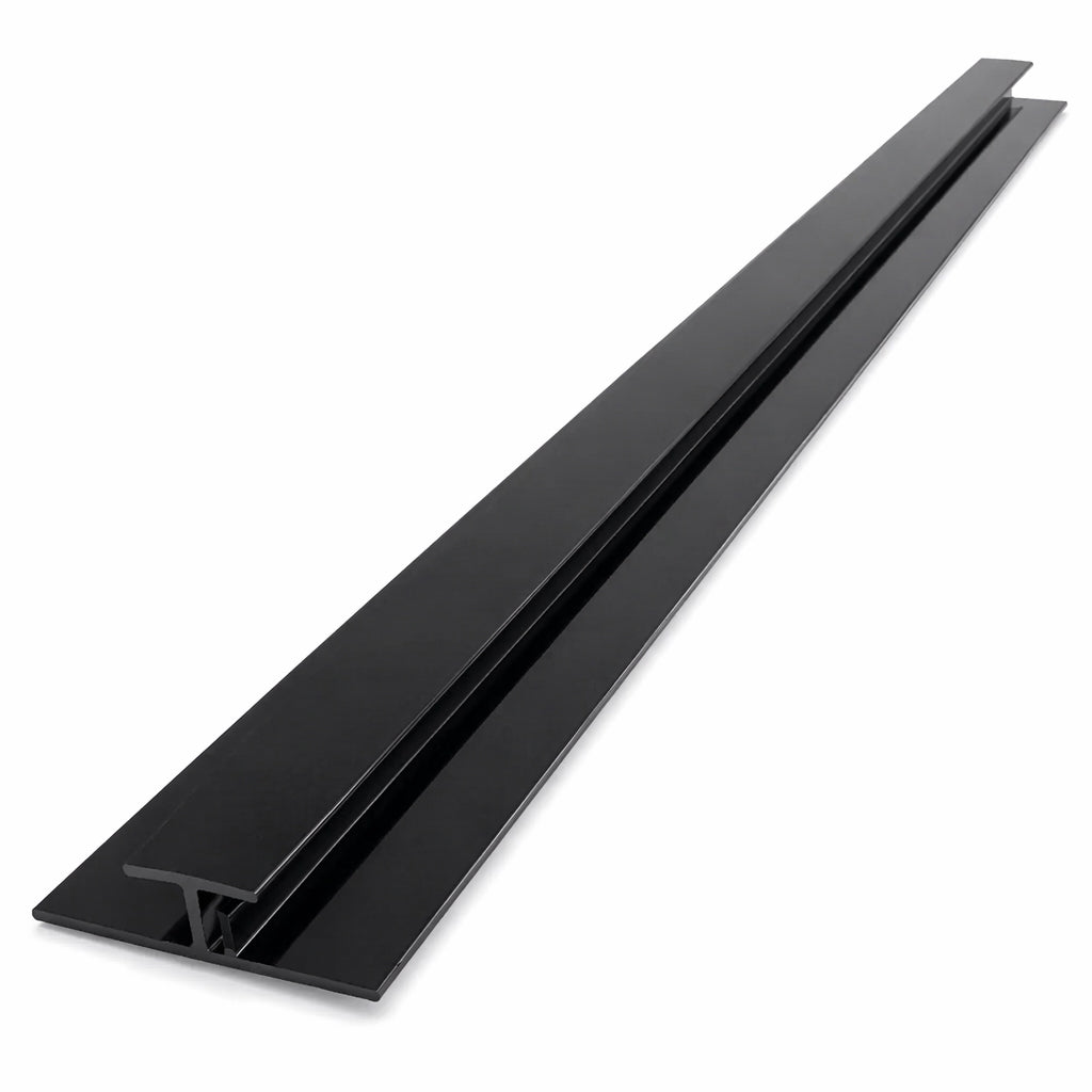 Black H Joint PVC Trims