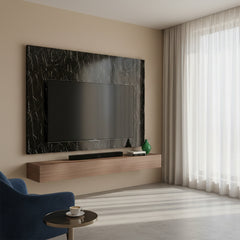 Black Calacatta Media Kitchen Bathroom Wall Panel