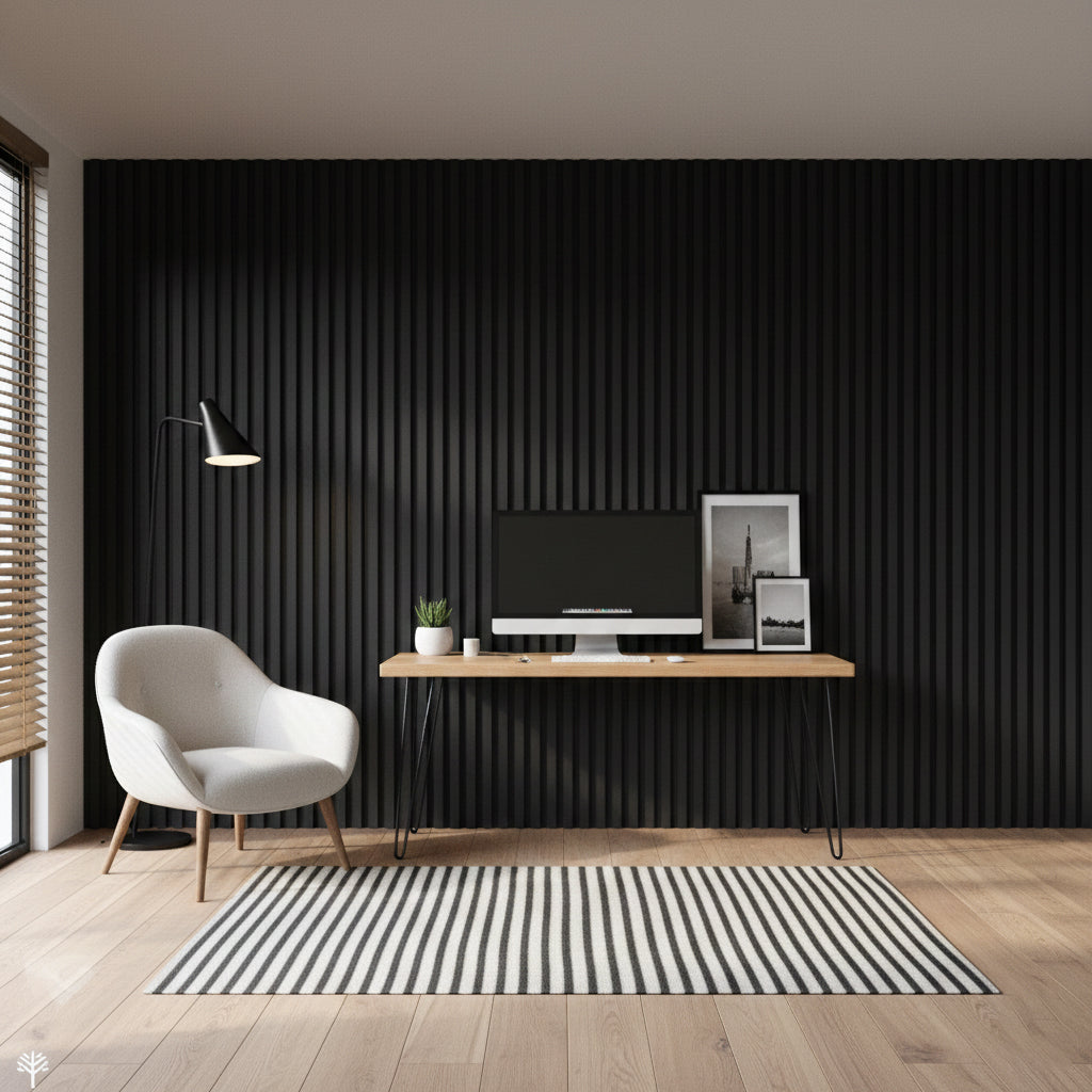 Black Oak Acoustic Wall Panel