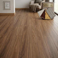 Brown Walnut SPC Flooring Planks