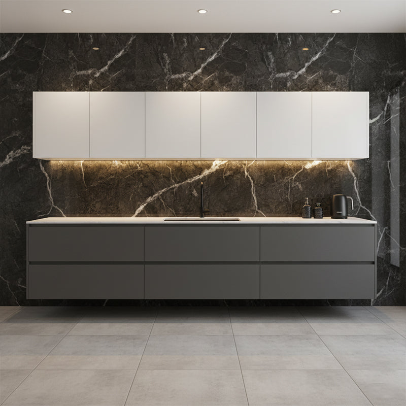Buffet Grey Wooden Wall Panel