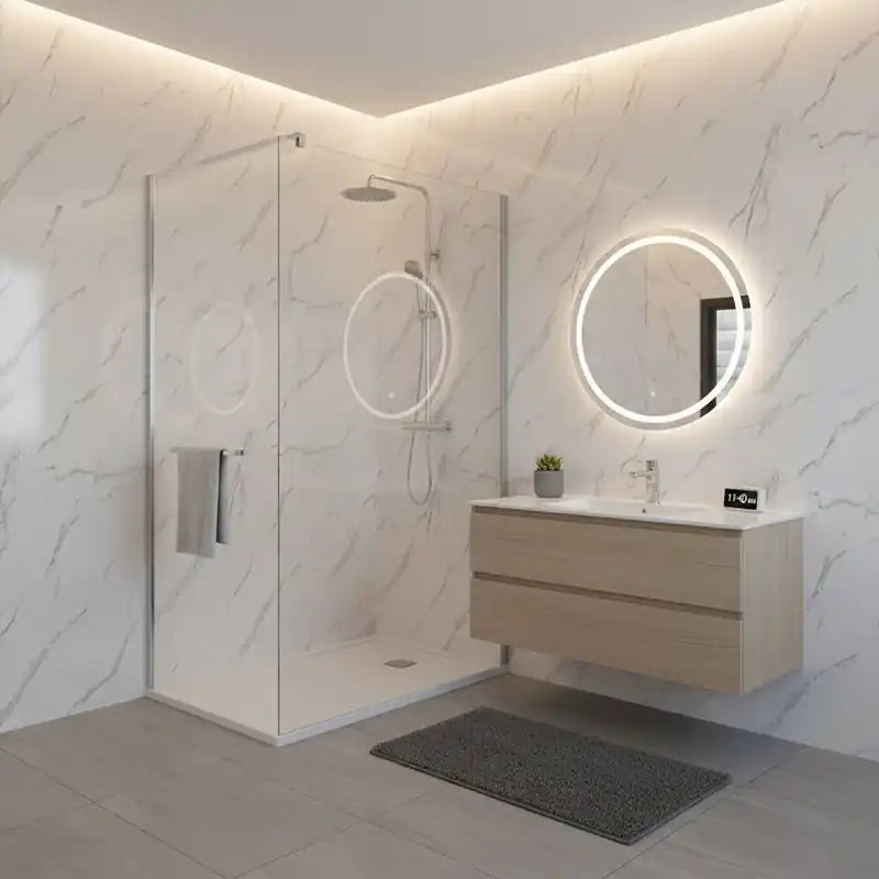 Carrara Marble PVC Shower Wet Wall Panel