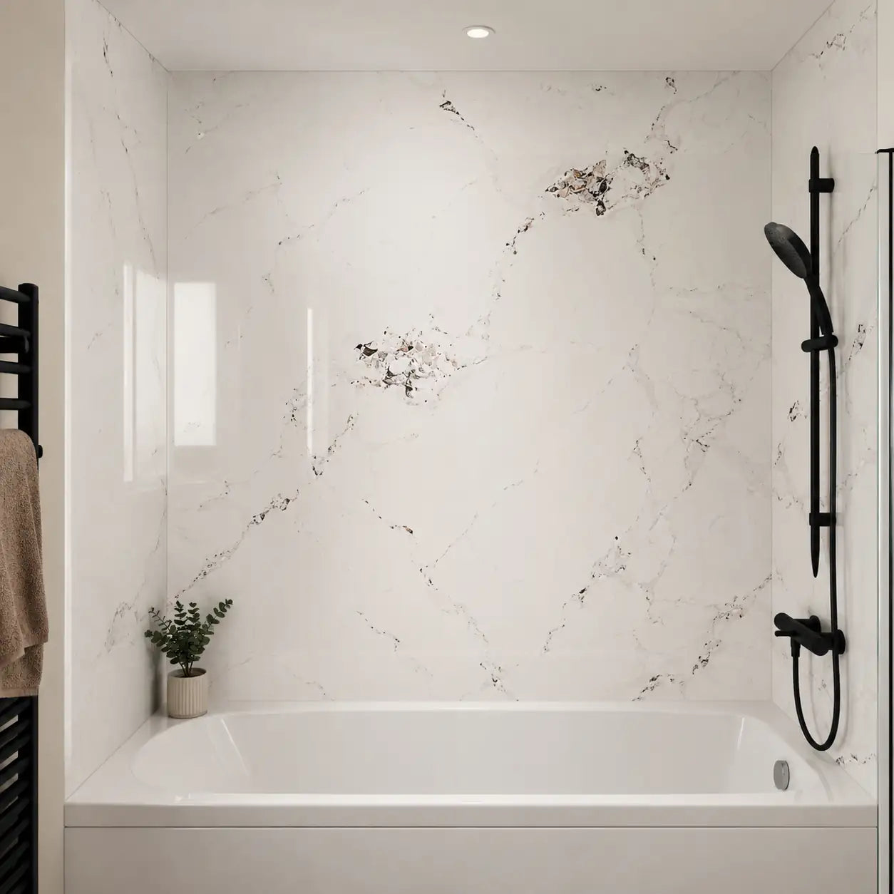 Platinum Whisper PVC Kitchen Bathroom Shower Wet Wall Panel