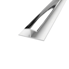 Chrome H Joint PVC Trim