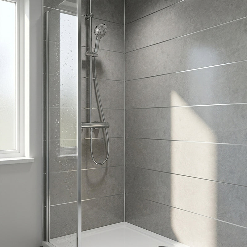 Concrete Grey Matt PVC Kitchen Bathroom Wet Wall Panel