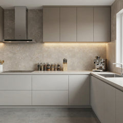 Concrete Beige Gloss PVC Wall Panel 2400 x 1000 x 10mm