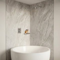 Glazed Stone Matt PVC Shower Kitchen Wet Wall Panel