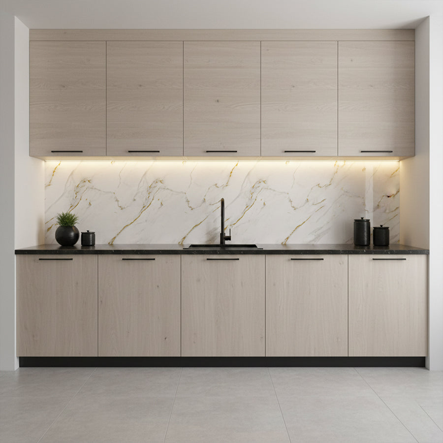 Glided Gold Matt PVC Shower Wet Wall Panel