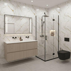Glided Gold Matt PVC Shower Wet Wall Panel