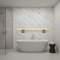 Glided Gold PVC Shower Wet Wall Panel