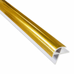Gold External Trim For PVC Waterproof Shower Wall Panel 2400mm x 10mm