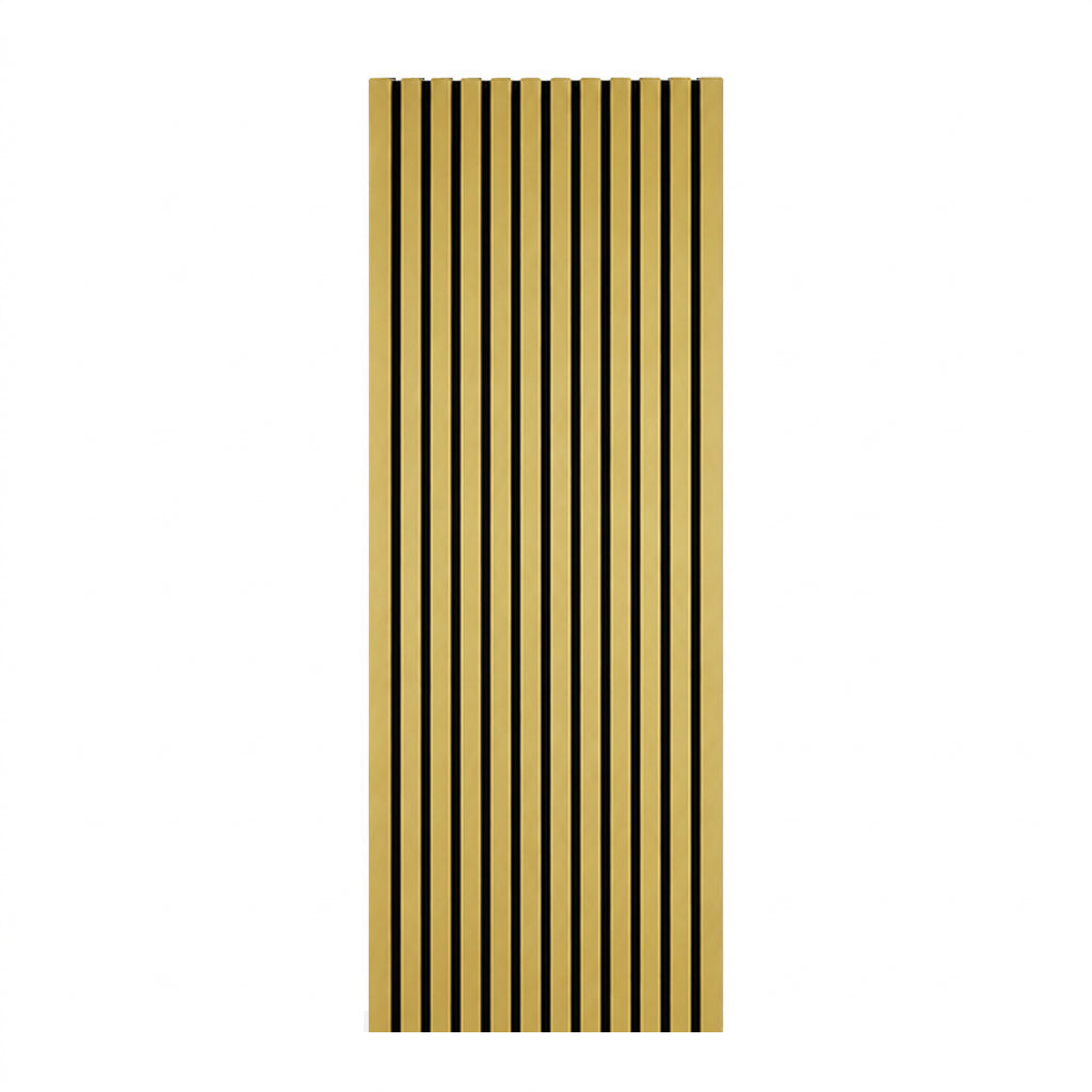 Golden Acoustic Slatted Wall Panel