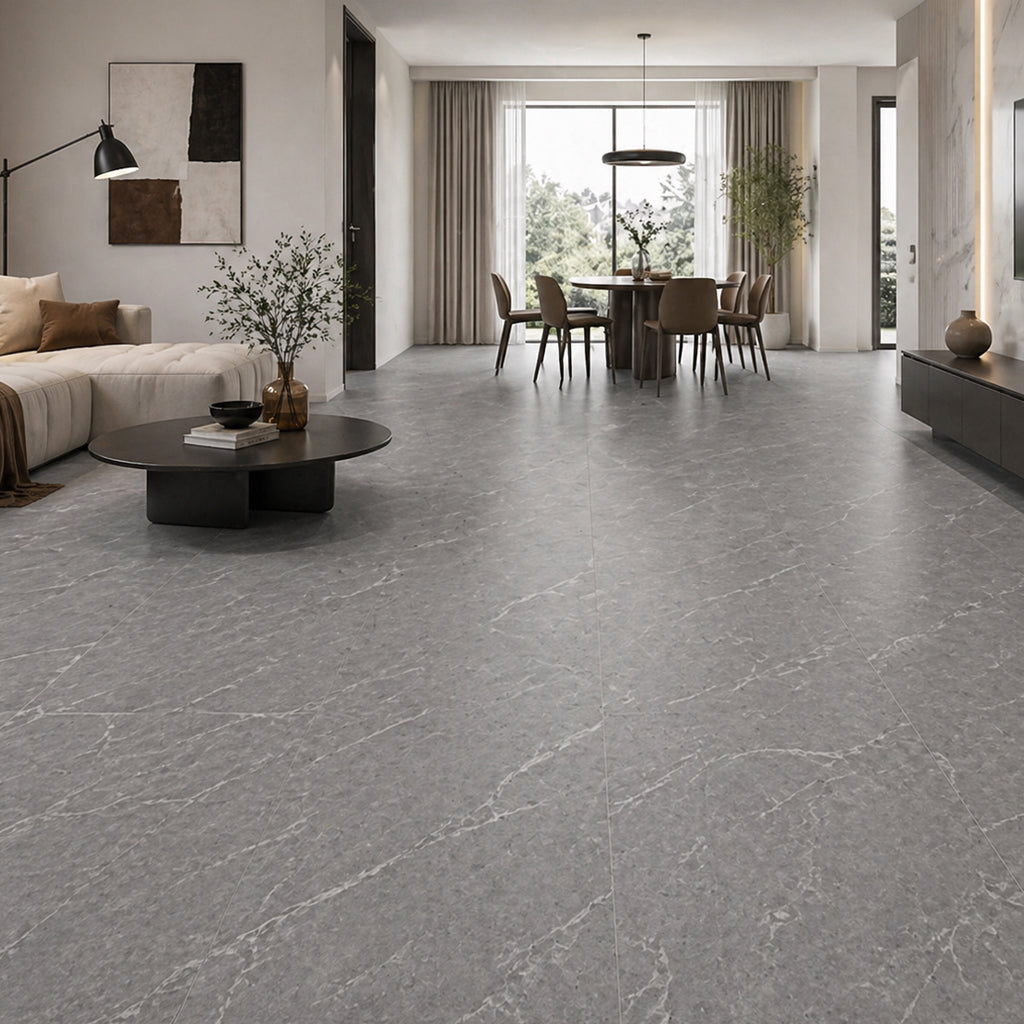 Grey Marble SPC Flooring Planks