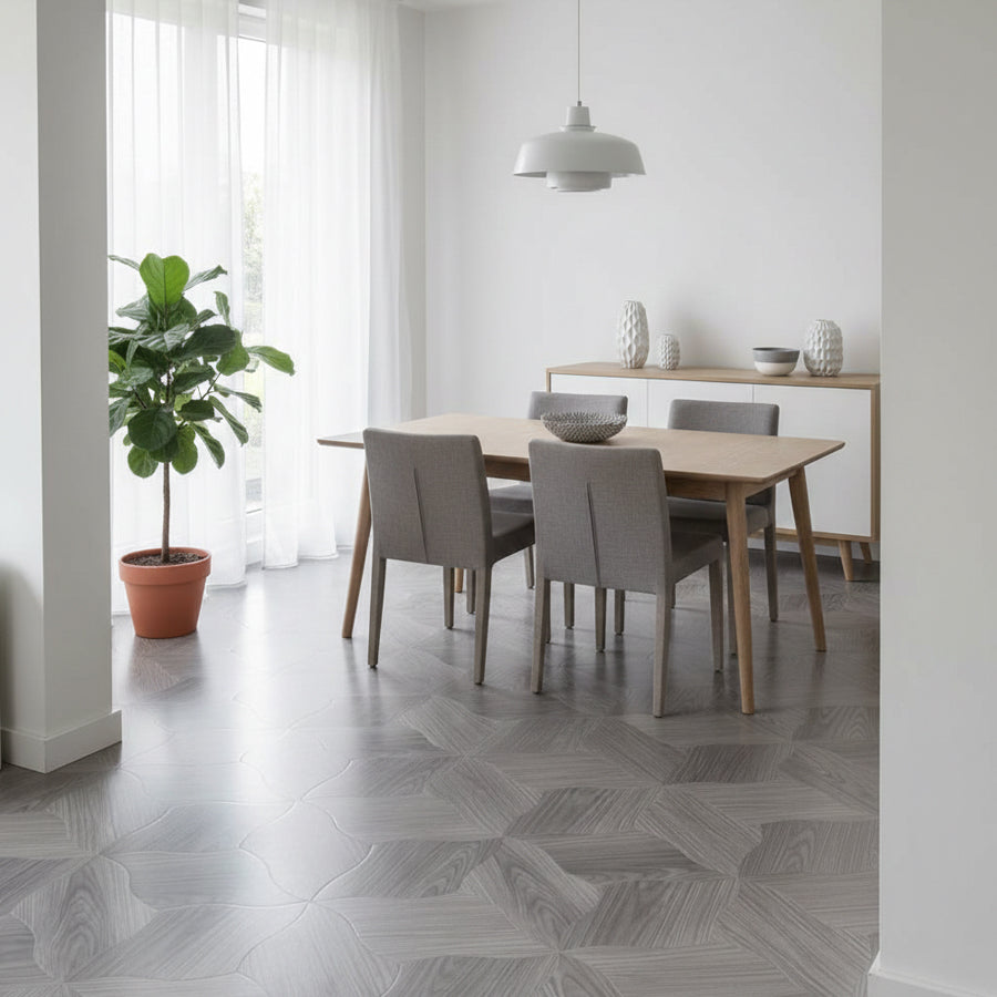 Barrel Grey Oak Laminate Flooring Planks