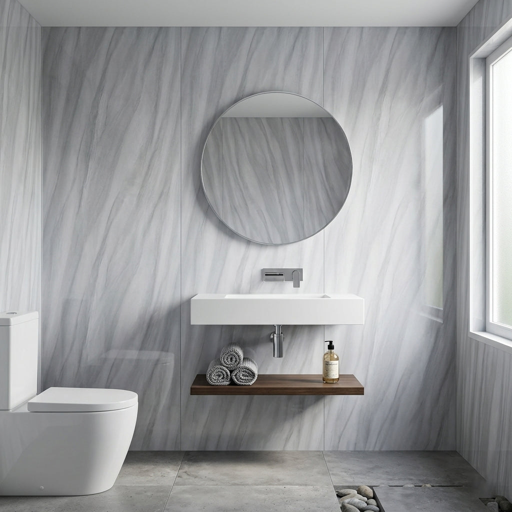 Grey Ocean PVC Wall Panel