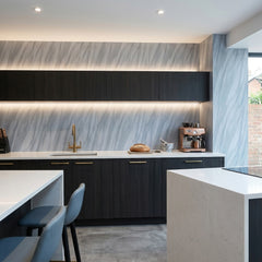 Grey Ocean Gloss PVC Wall Panel