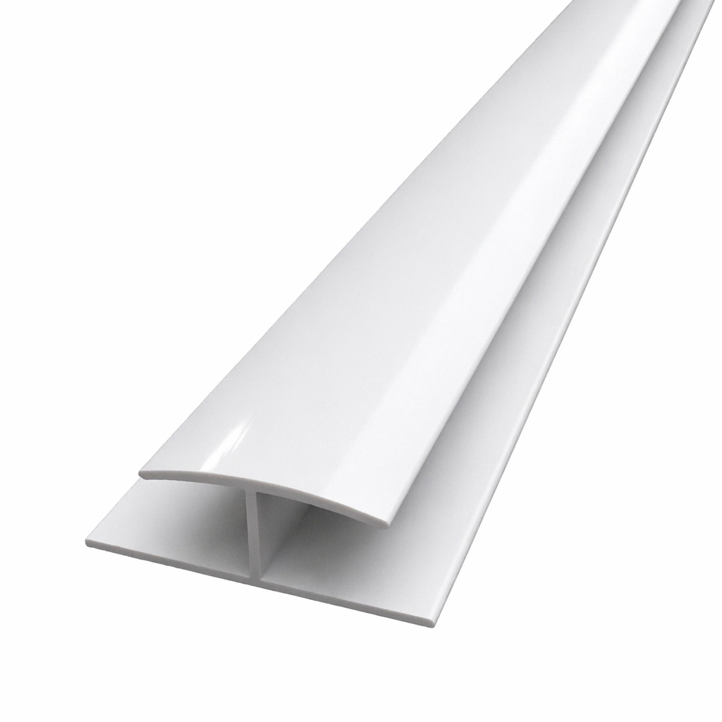 White H Joint Ceiling PVC Trim