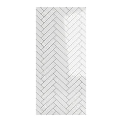 Herringbone Gloss PVC Kitchen Bathroom Wall Panel