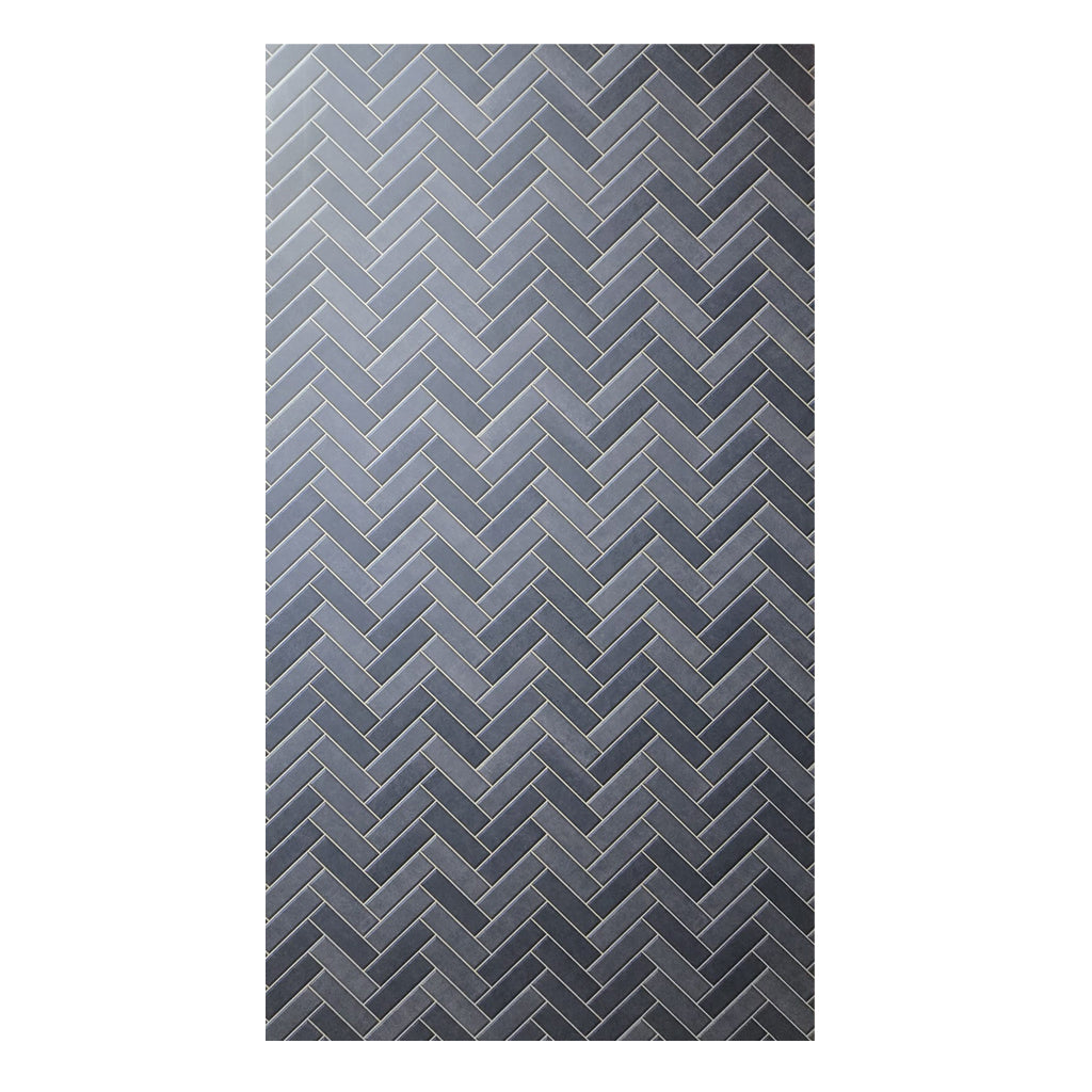 Herringbone Slate Wave Matt PVC Wall Panel