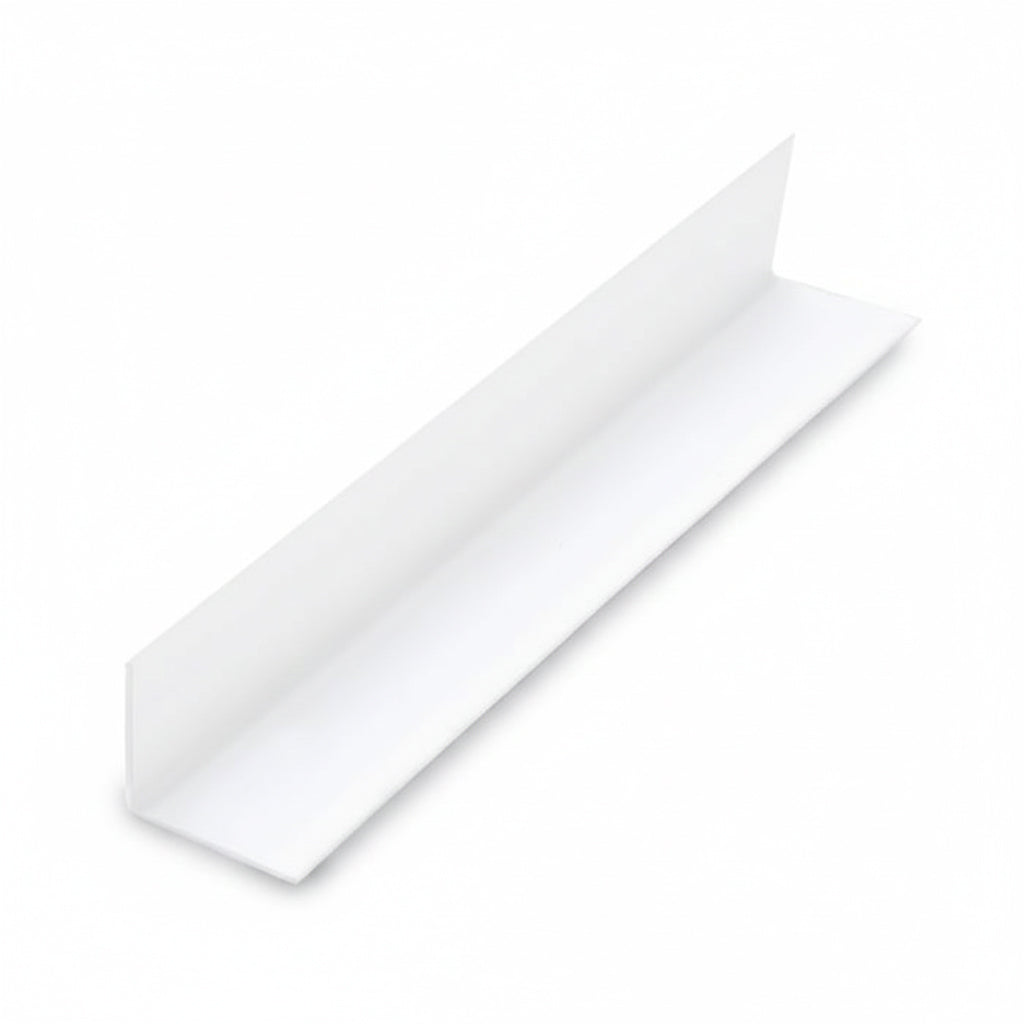 L Shape White PVC Trim Beading For PVC Wall Panel