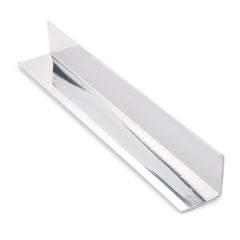 L Shape Chrome PVC Waterproof Shower Wall Panel Trim 2400mm x 10mm