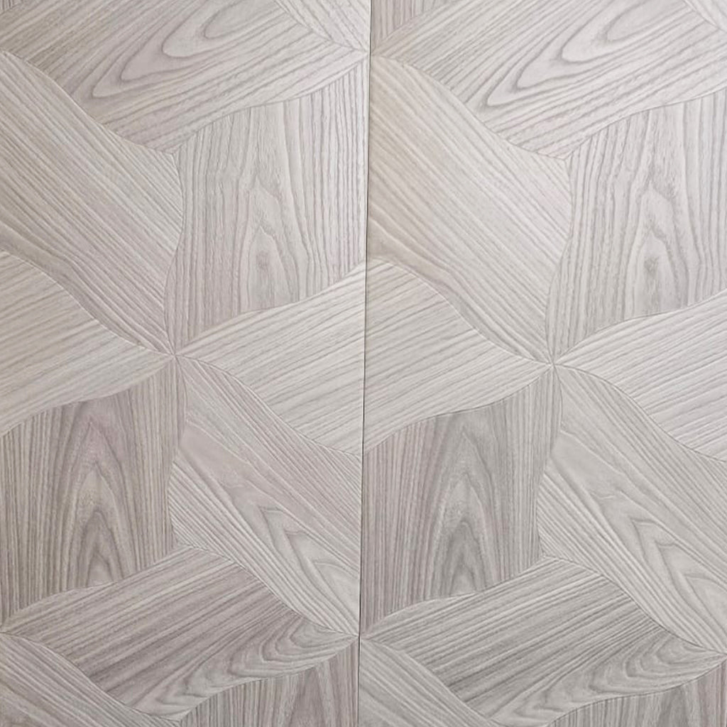 Light Grey Gloss Laminate Flooring Planks