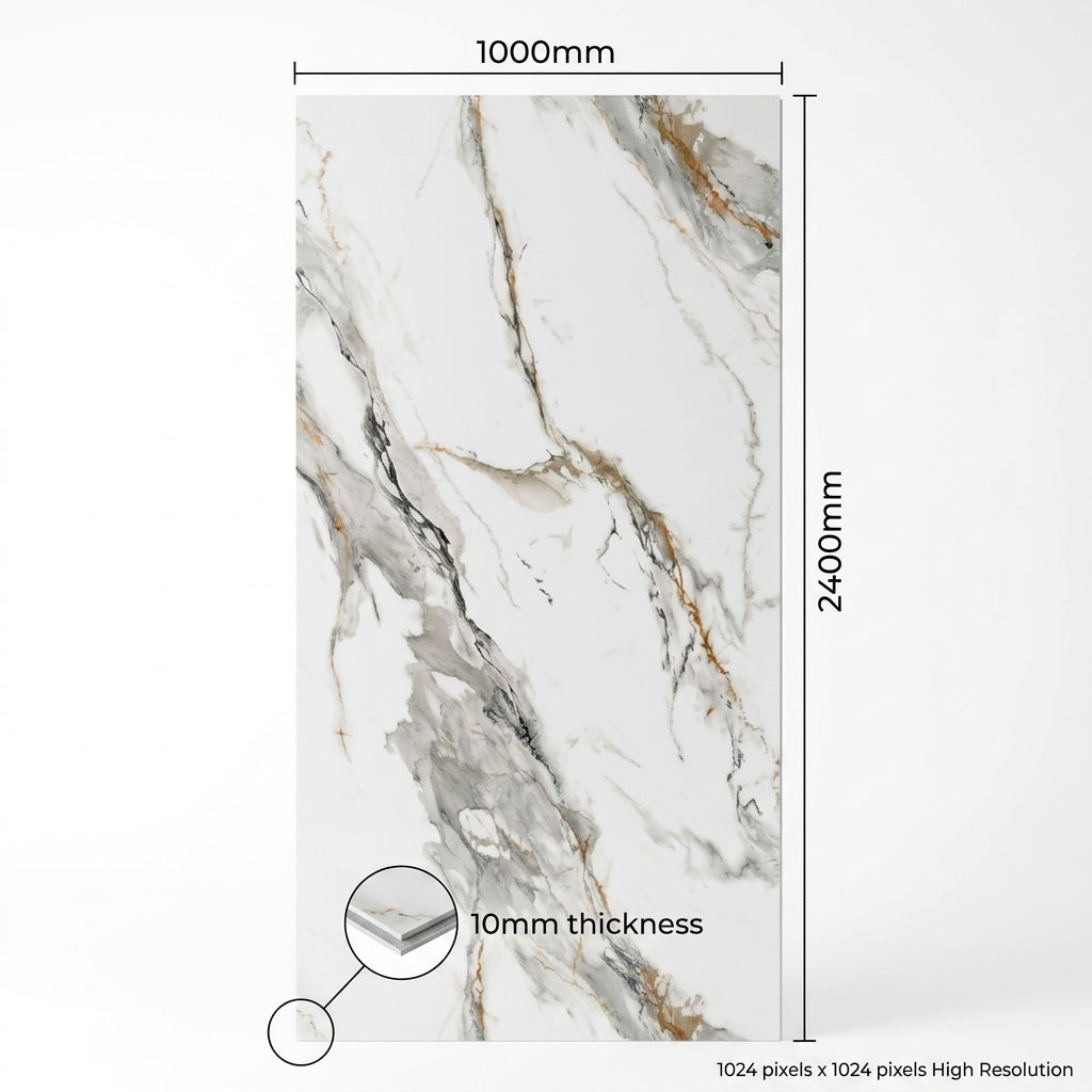 Mount Hua Rock PVC Kitchen Bathroom Wet Wall Panel